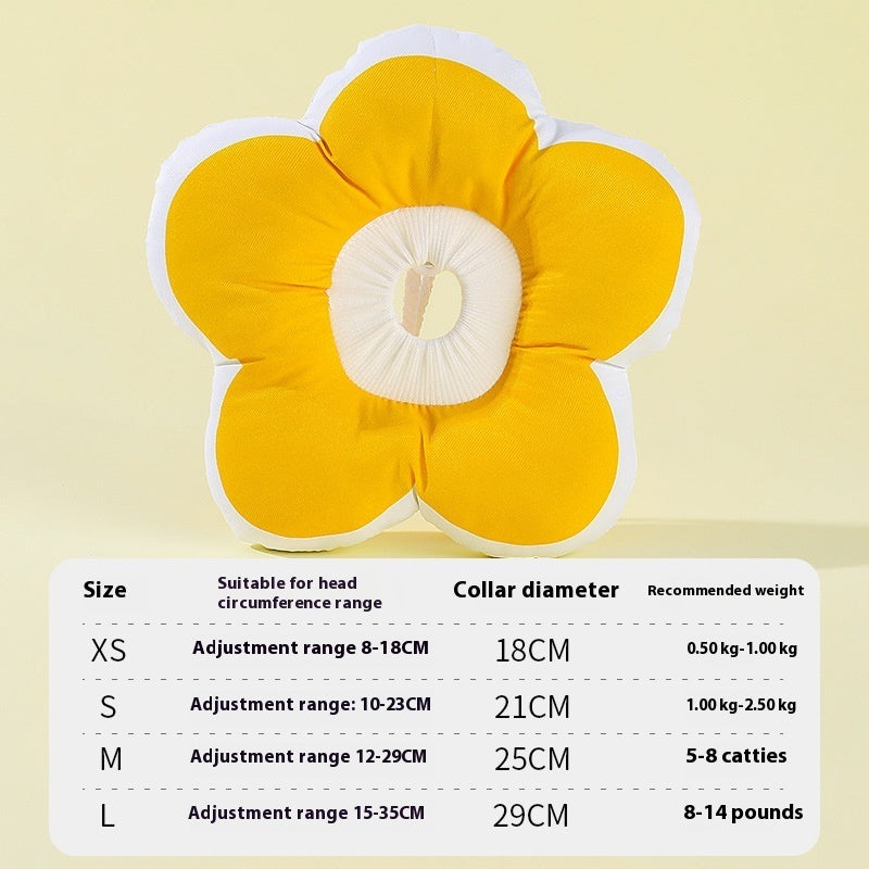 Adjustable Plush Medical Collar in Flower, Slice of Bread and Avocado Shapes