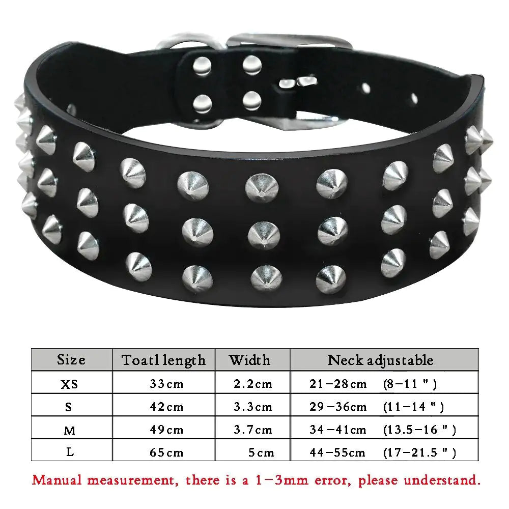 Cone Spikes Dog Collar sold by Poopy and Poops General Pet Store poppyandpoops.ca