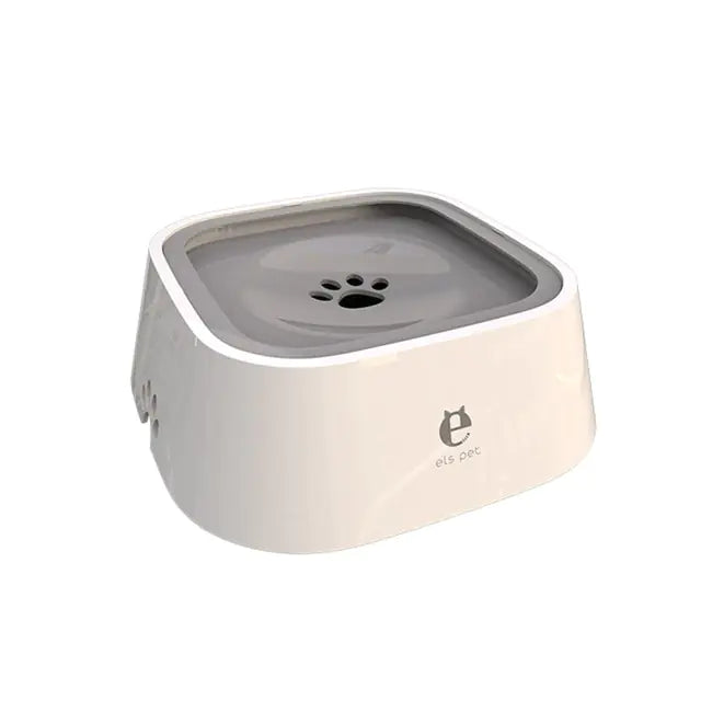 Water Dispenser Slow Drink Dog Bowl A-Grey sold by Poopy and Poops General Pet Store poppyandpoops.ca