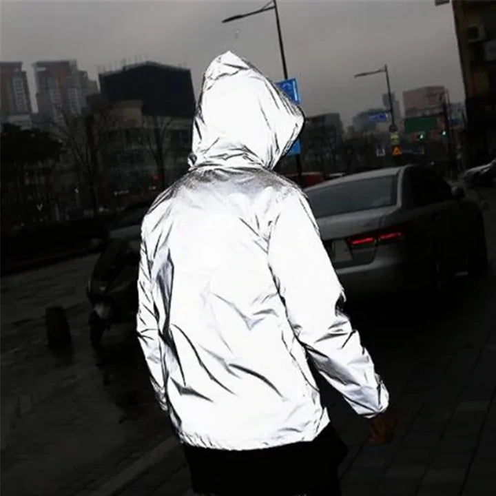 FashionFad Reflective Windbreaker sold by Poopy and Poops General Pet Store poppyandpoops.ca