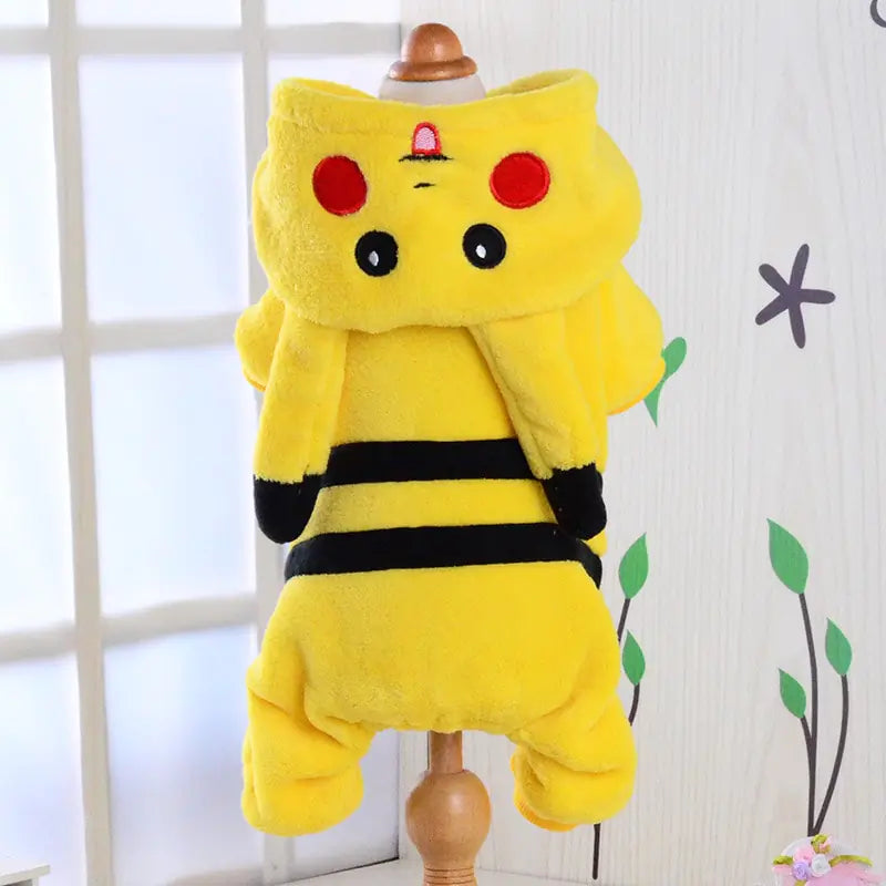 Pikachu Pet Costume sold by Poopy and Poops General Pet Store poppyandpoops.ca