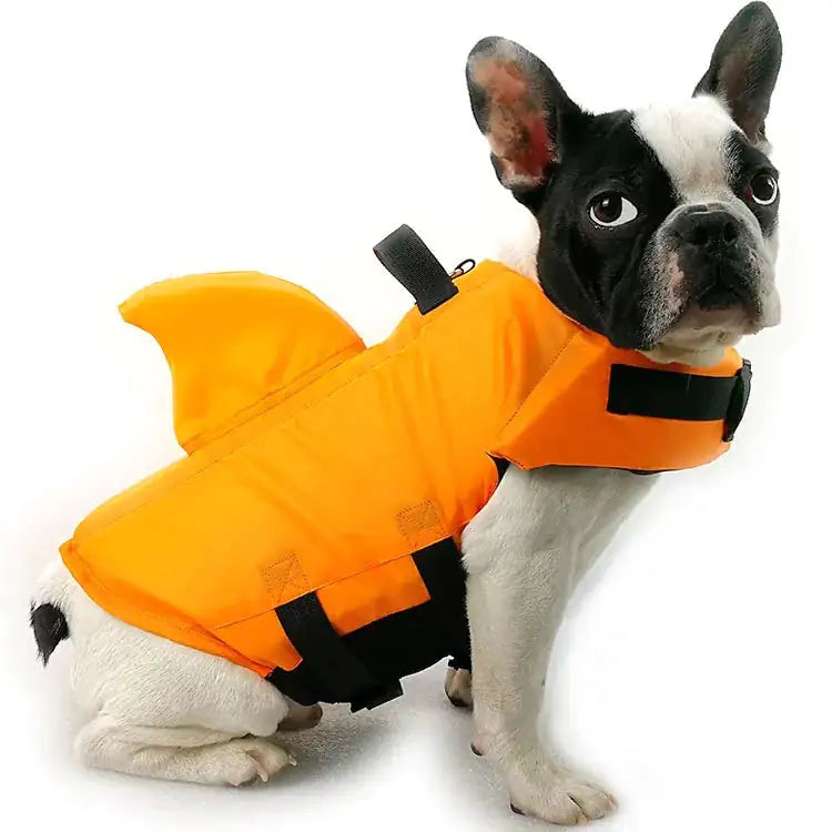 Shark Dog Life Vest sold by Poopy and Poops General Pet Store poppyandpoops.ca