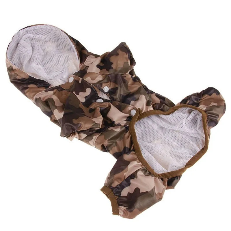 Durable Waterproof Dog Raincoat sold by Poopy and Poops General Pet Store poppyandpoops.ca