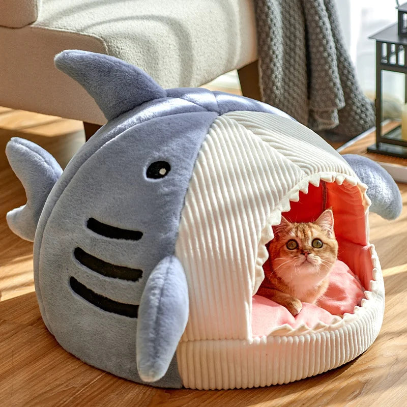 The Shark Pet Dog Bed sold by Poopy and Poops General Pet Store poppyandpoops.ca