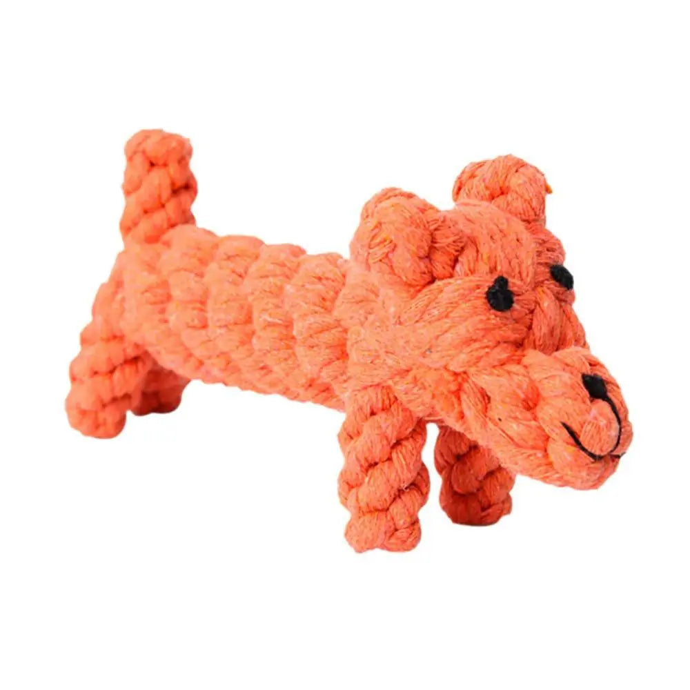 Animal Design Rope Dog Toys Tiger sold by Poopy and Poops General Pet Store poppyandpoops.ca