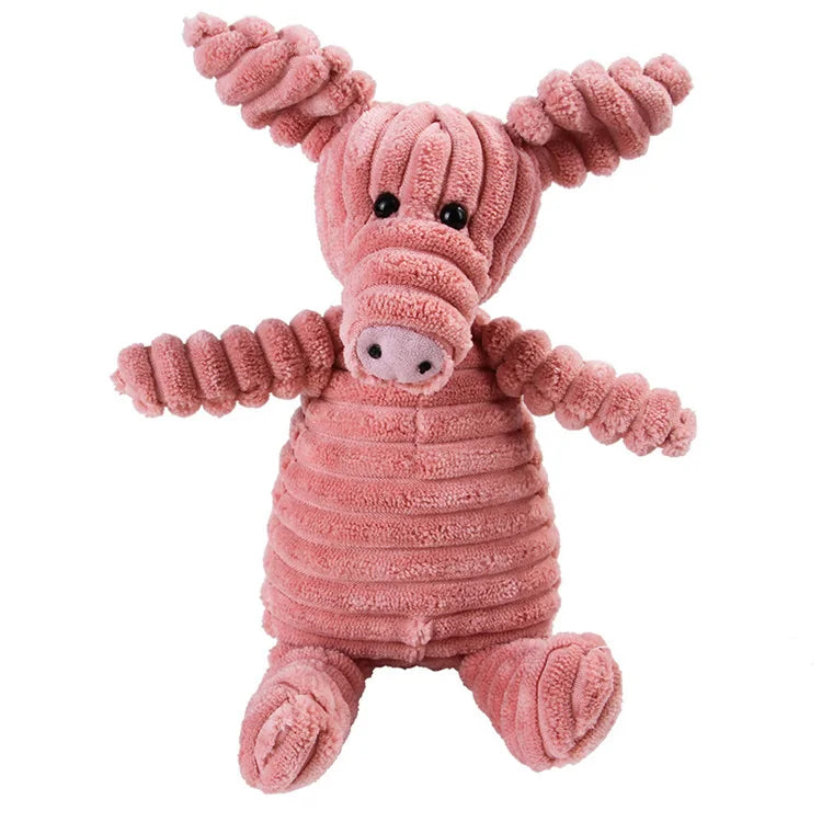 Animals Dog Chew Squeak Toys Pink Pig sold by Poopy and Poops General Pet Store poppyandpoops.ca