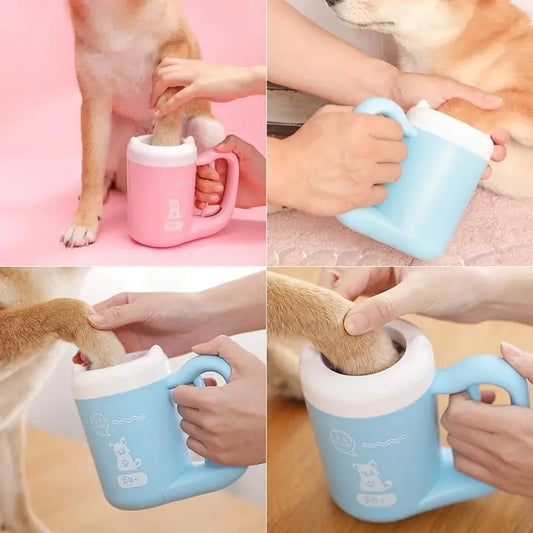 Automatic Pet Paw Cleaner sold by Poopy and Poops General Pet Store poppyandpoops.ca