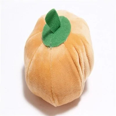 Mushroom Food Plush Squeaking Pet Toy sold by Poopy and Poops General Pet Store poppyandpoops.ca