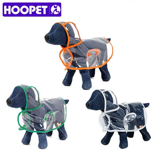 Small Dog Clear Raincoat sold by Poopy and Poops General Pet Store poppyandpoops.ca