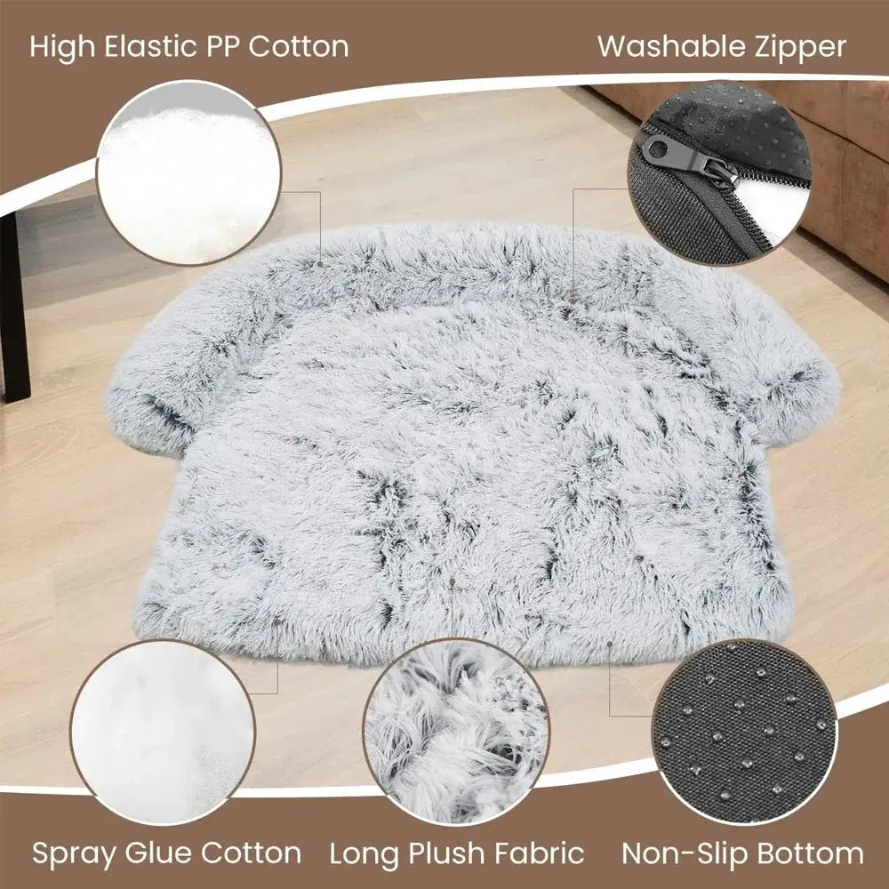 Washable Plush Dog Bed Sofa Cover sold by Poopy and Poops General Pet Store poppyandpoops.ca