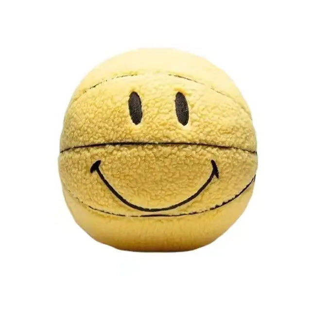 Basketball Plush Dog Toys Yellow sold by Poopy and Poops General Pet Store poppyandpoops.ca