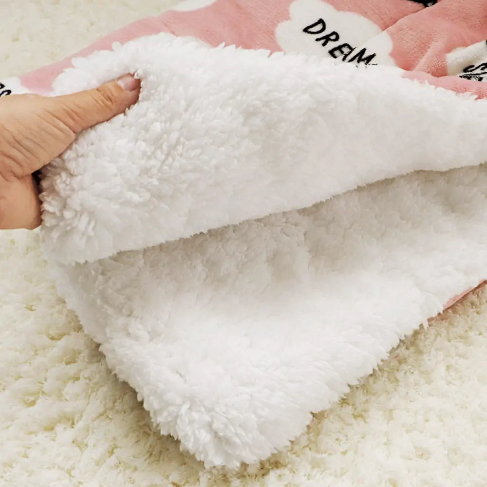 Soft Dog Blanket Mat sold by Poopy and Poops General Pet Store poppyandpoops.ca