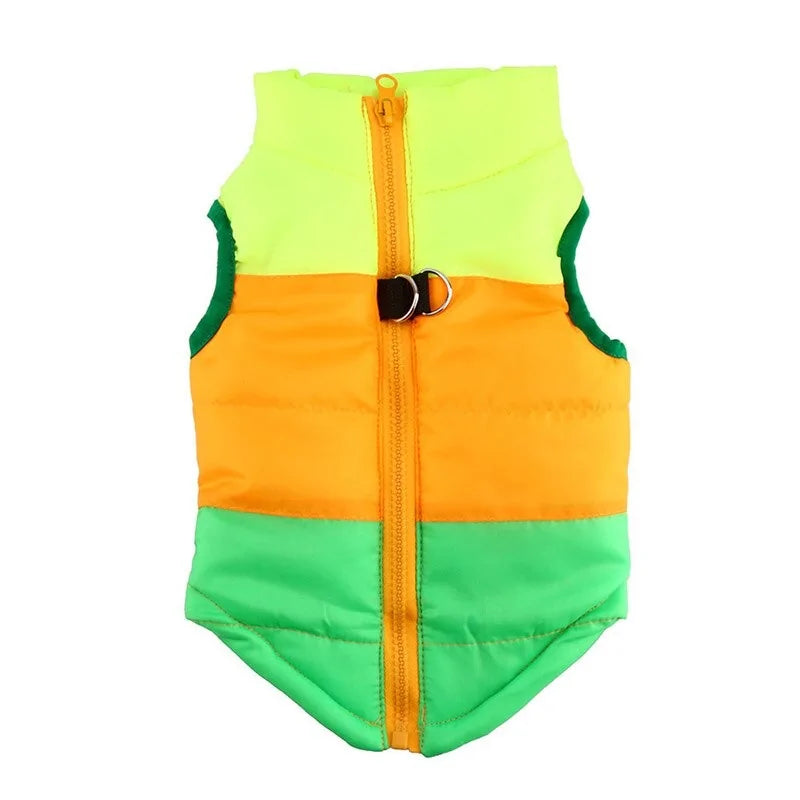 Winter Dog Coat Jacket Tricolor sold by Poopy and Poops General Pet Store poppyandpoops.ca