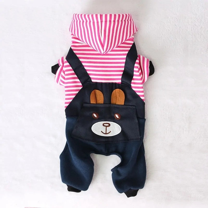 Fashion Striped Pet Dog Clothes sold by Poopy and Poops General Pet Store poppyandpoops.ca