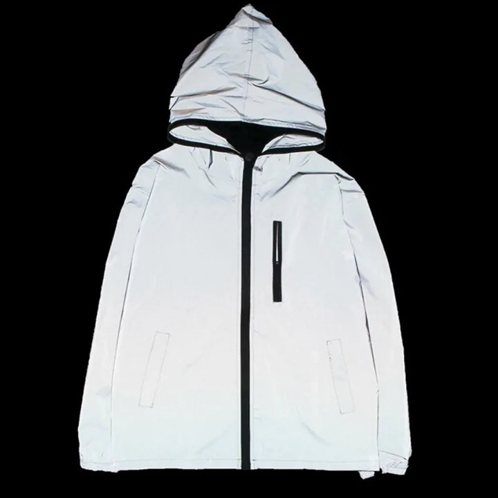 FashionFad Reflective Windbreaker sold by Poopy and Poops General Pet Store poppyandpoops.ca