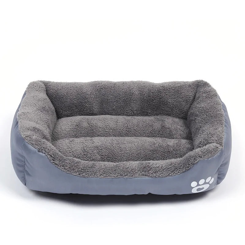 Multi-Color Soft PP Cotton Pet Dog Sofa Bed Gray sold by Poopy and Poops General Pet Store poppyandpoops.ca