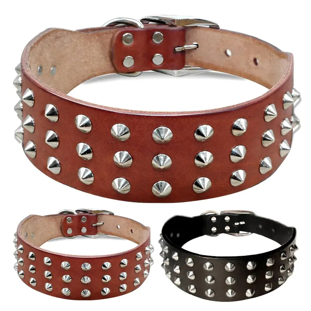 Cone Spikes Dog Collar sold by Poopy and Poops General Pet Store poppyandpoops.ca