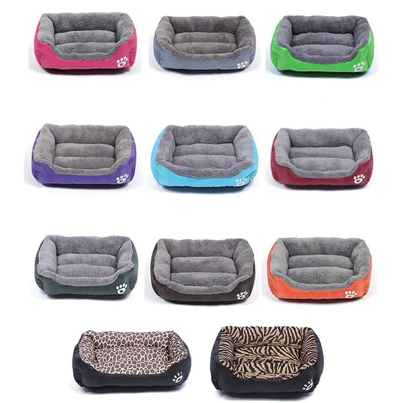 Multi-Color Soft PP Cotton Pet Dog Sofa Bed sold by Poopy and Poops General Pet Store poppyandpoops.ca