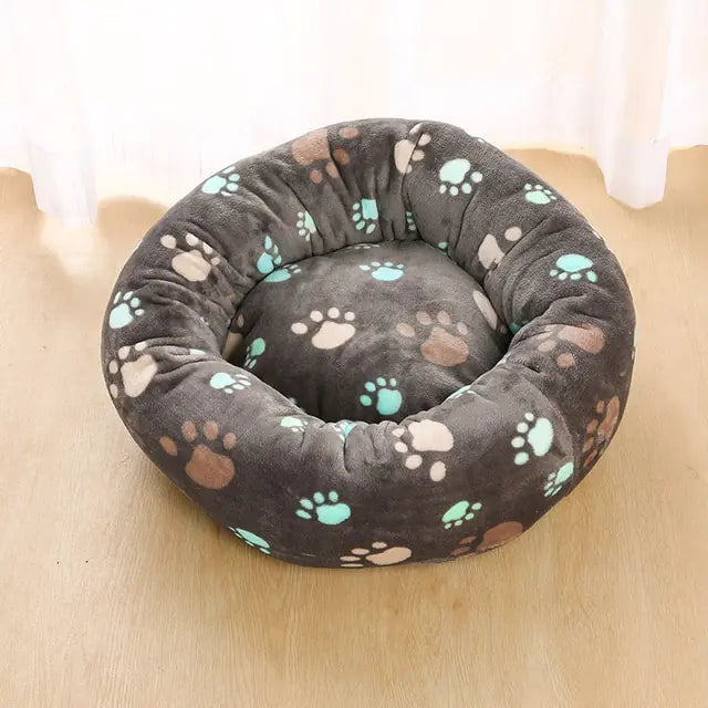 Warm Bear Hug Plush Dog Bed sold by Poopy and Poops General Pet Store poppyandpoops.ca