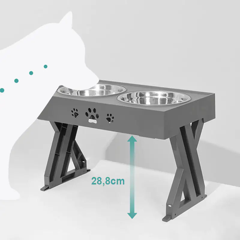 Adjustable Dog feeder Bowl Table set sold by Poopy and Poops General Pet Store poppyandpoops.ca