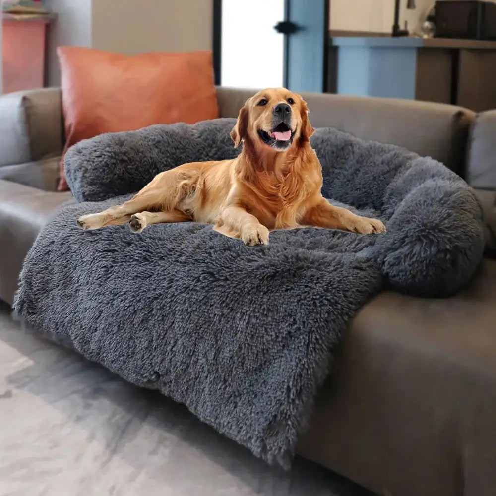 Washable Plush Dog Bed Sofa Cover sold by Poopy and Poops General Pet Store poppyandpoops.ca