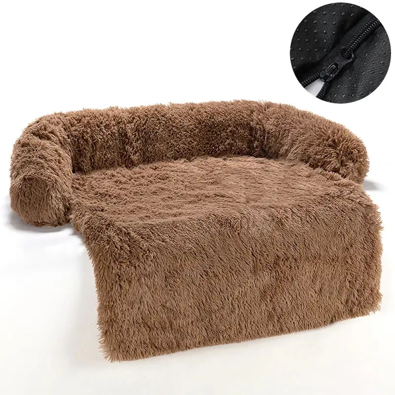 Washable Plush Dog Bed Sofa Cover sold by Poopy and Poops General Pet Store poppyandpoops.ca