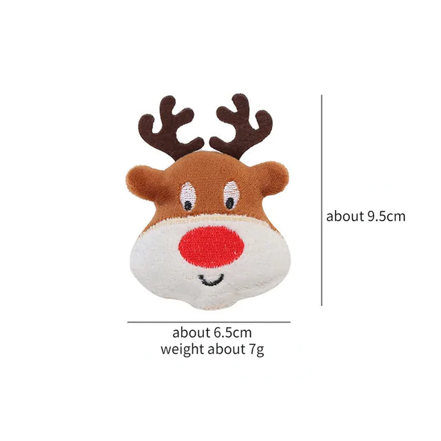 Pet Christmas Plush Dog Toy Christmas Deer sold by Poopy and Poops General Pet Store poppyandpoops.ca